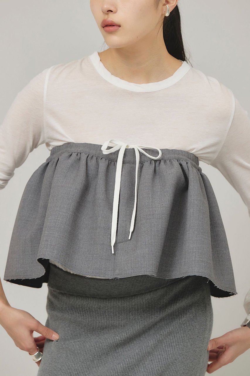 【カレンソロジー/Curensology】の2WAYミニスカート 人気、トレンドファッション・服の通販 founy(ファニー) 　ファッション　Fashion　レディースファッション　Ladies' Fashion Online　スカート　Skirt　ミニスカート　Mini Skirts　クラシック　Classic　スポーティ　Sporty　ツイル　Twill　トレンド　Trend　ビスチェ　Bustier　ボンディング　Bonding　ミニスカート　Mini Skirt　再入荷　Restock/Back In Stock/Re Arrival　other-5|ID: prp329100004311624 ipo3291000000032613511