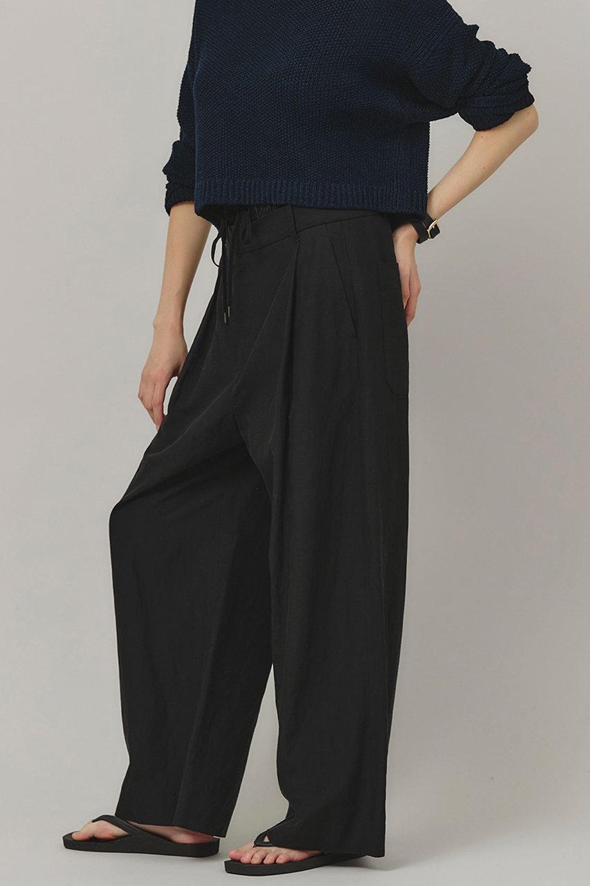 【カレンソロジー/Curensology】のダブルウエストパンツ 人気、トレンドファッション・服の通販 founy(ファニー) 　ファッション　Fashion　レディースファッション　Ladies' Fashion Online　パンツ　Pants　サテン　Satin　ダブル　Double　ドローストリング　Drawstring　フィット　Fit　ポケット　Pocket　リラックス　Relax　ワイド　Wide　再入荷　Restock/Back In Stock/Re Arrival　other-3|ID: prp329100004311625 ipo3291000000032613518