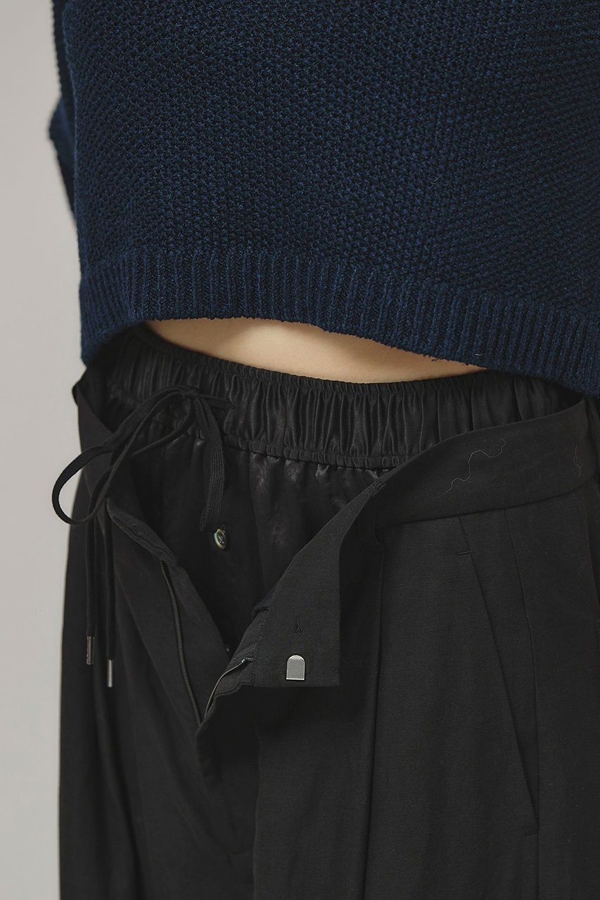 【カレンソロジー/Curensology】のダブルウエストパンツ 人気、トレンドファッション・服の通販 founy(ファニー) 　ファッション　Fashion　レディースファッション　Ladies' Fashion Online　パンツ　Pants　サテン　Satin　ダブル　Double　ドローストリング　Drawstring　フィット　Fit　ポケット　Pocket　リラックス　Relax　ワイド　Wide　再入荷　Restock/Back In Stock/Re Arrival　other-7|ID: prp329100004311625 ipo3291000000032613522