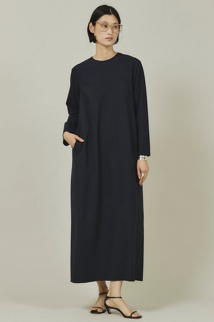 【カレンソロジー/Curensology】のウールブレンドナローワンピース 人気、トレンドファッション・服の通販 founy(ファニー) 　ファッション　Fashion　レディースファッション　Fashion for Women　ワンピース　Dresses　チュニック　Tunic Tops & Dresses　シンプル　Simple, Minimal　ストレッチ　Stretch, Stretchy Fabric　チュニック　Tunic, Long Top　ポケット　Pocket, Pocket Detail　ロング　Long, Long-Length　other-2|ID: prp329100004311628 ipo3291000000032876371