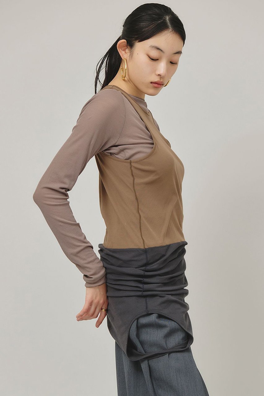 【カレンソロジー/Curensology】の〈5AWARENESS〉コットン2WAYタンクトップ 人気、トレンドファッション・服の通販 founy(ファニー) 　ファッション　Fashion　レディースファッション　Ladies' Fashion Online　トップス・カットソー　Tops/Tshirt　キャミソール / ノースリーブ　No Sleeves　シャツ/ブラウス　Shirts/Blouses　ロング / Tシャツ　T-Shirts　カットソー　Cut and Sewn　アメリカン　American　キャミソール　Camisole　シアー　Sheer　ショルダー　Shoulder　スリーブ　Sleeve　タンク　Tank　フラット　Flat　再入荷　Restock/Back In Stock/Re Arrival　other-8|ID: prp329100004311630 ipo3291000000032613561