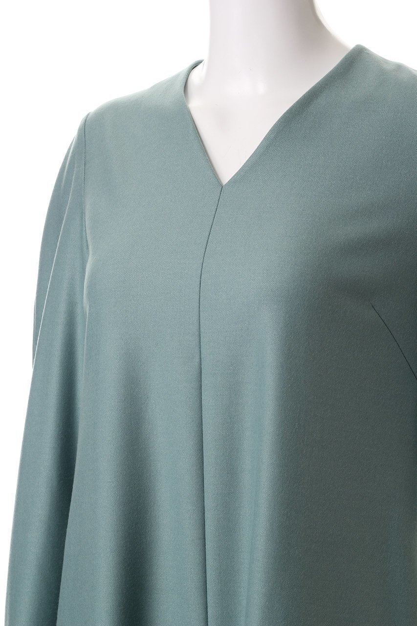 【アルアバイル/allureville】のVネックトラペーズワンピース 人気、トレンドファッション・服の通販 founy(ファニー) 　ファッション　Fashion　レディースファッション　WOMEN　ワンピース　Dress　チュニック　Tunic　おすすめ　Recommend　シンプル　Simple　ストレッチ　Stretch　チュニック　Tunic　ロング　Long　エレガント 上品　Elegant　冬　Winter　other-5|ID: prp329100004311638 ipo3291000000031366529