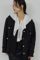 【ガリャルダガランテ/GALLARDAGALANTE】のツイードジャケット 人気、トレンドファッション・服の通販 founy(ファニー) ファッション Fashion レディースファッション Fashion for Women アウター Coat / Outerwear Collection レディースジャケット・軽アウター Jackets 2026年 2026 クラシカル Classical, Vintage-Inspired ジャケット Jacket, Outerwear ツイード Twill, Twill Weave エレガント 上品 Elegant 夏 Summer 春 Spring S/S・春夏 SS, Spring/Summer, Warm Season thumbnail ブラック|ID: prp329100004311644 ipo3291000000035260456