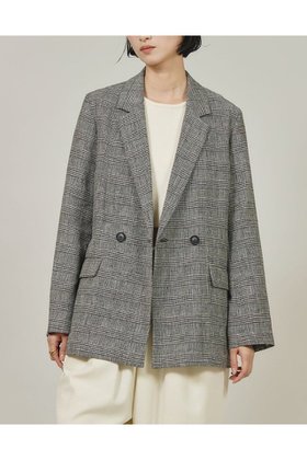 【カレンソロジー/Curensology】 グレンチェックカラミジャケット人気、トレンドファッション・服の通販 founy(ファニー) ファッション Fashion レディースファッション WOMEN アウター Coat Outerwear ジャケット Jackets 2025年 2025 A/W・秋冬 Aw・Autumn/Winter・Fw・Fall-Winter S/S・春夏 Ss・Spring/Summer なめらか Smooth クラシック Classic シルク Silk ジャケット Jacket ダブル Double チェック Check リネン Linen リラックス Relax 夏 Summer 春 Spring |ID:prp329100004311654