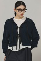 【カレンソロジー/Curensology】の2WAYリボンニットプルオーバー ネイビー|ID: prp329100004311656 ipo3291000000032613498