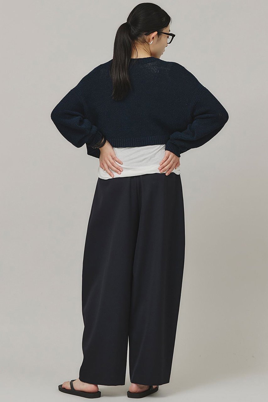 【カレンソロジー/Curensology】の2WAYリボンニットプルオーバー 人気、トレンドファッション・服の通販 founy(ファニー) 　ファッション　Fashion　レディースファッション　Ladies' Fashion Online　トップス・カットソー　Tops/Tshirt　ニット　Knit Tops　プルオーバー　Pullover　イタリア　Italy　カーディガン　Cardigan　リネン　Linen　リボン　Ribbon　再入荷　Restock/Back In Stock/Re Arrival　other-7|ID: prp329100004311656 ipo3291000000032613504