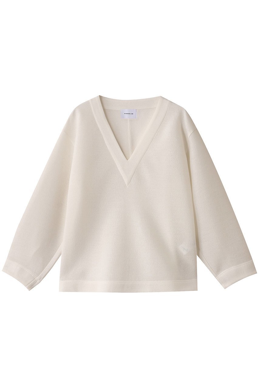 【スタニングルアー/STUNNING LURE】のシアーダンボールプルオーバー インテリア・キッズ・メンズ・レディースファッション・服の通販 founy(ファニー) ファッション Fashion レディースファッション Fashion for Women トップス・カットソー Cut & Sew Tops シャツ・ブラウス・オフィスカジュアル Elegant Blouses & Button-Ups レディースパーカー・カジュアルフーディー Casual Hoodies & Sweatshirts ロングTシャツ・Tシャツ Longline T-Shirts & Tees カジュアルプルオーバー・ニットトップス Pullovers & Knit Tops / Casual Pullovers スウェット・クルーネックトップス Sweatshirts & Crewnecks / Relaxed Fit Sweat Tops カットソー・ベーシックTシャツ Cut-and-Sewn Tops / Stretch Tees & Basics なめらか Smooth, Silky Texture フォルム Silhouette, Form オフホワイト|ID: prp329100004311669 ipo3291000000035922478