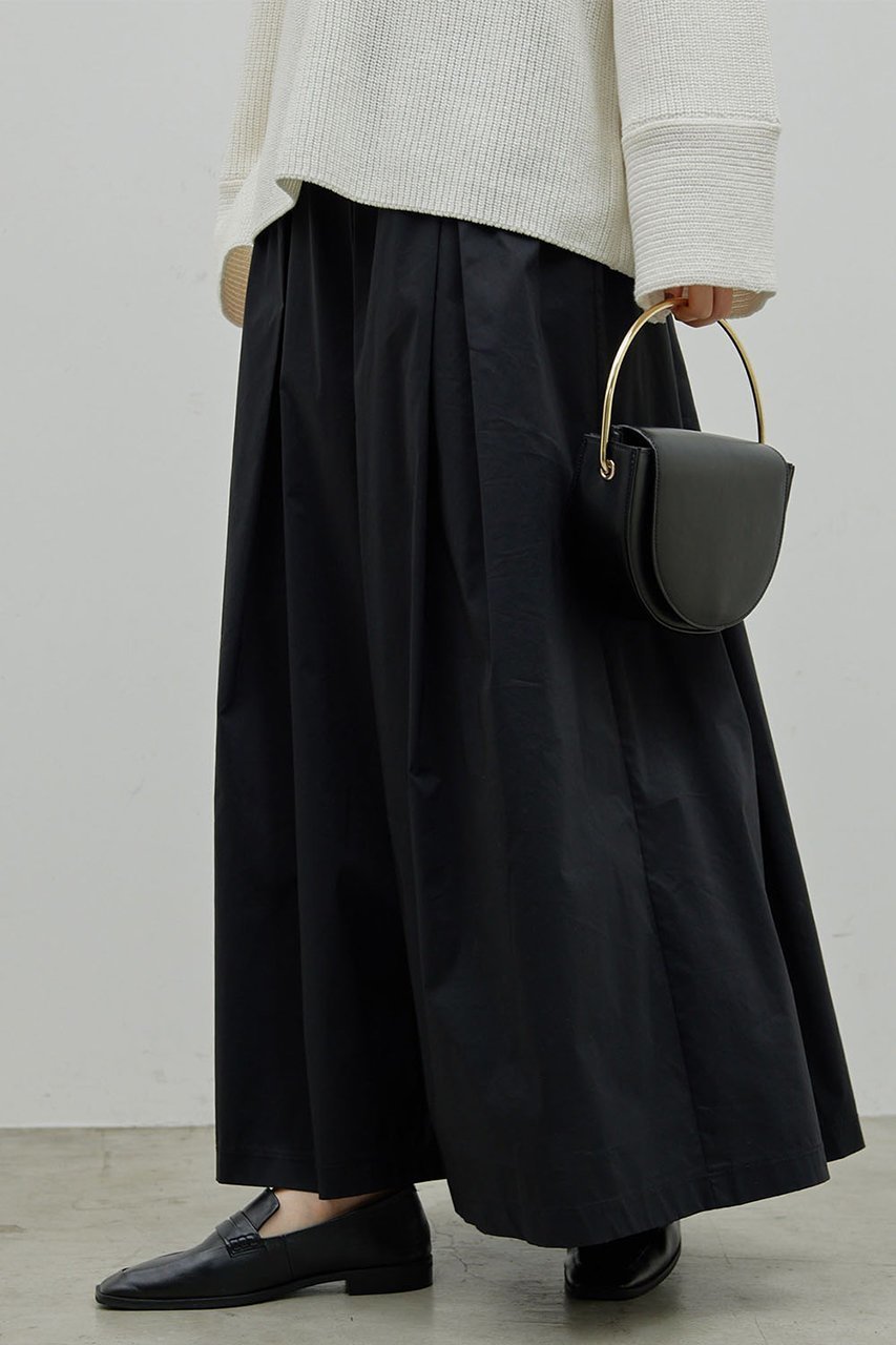 【ガリャルダガランテ/GALLARDAGALANTE】のタックフレアスカート 人気、トレンドファッション・服の通販 founy(ファニー) 　ファッション　Fashion　レディースファッション　WOMEN　スカート　Skirt　Aライン/フレアスカート　Flared A-Line Skirts　ロングスカート　Long Skirt　スウェット　Sweat　フレア　Flare　ロング　Long　other-4|ID: prp329100004313017 ipo3291000000031366134