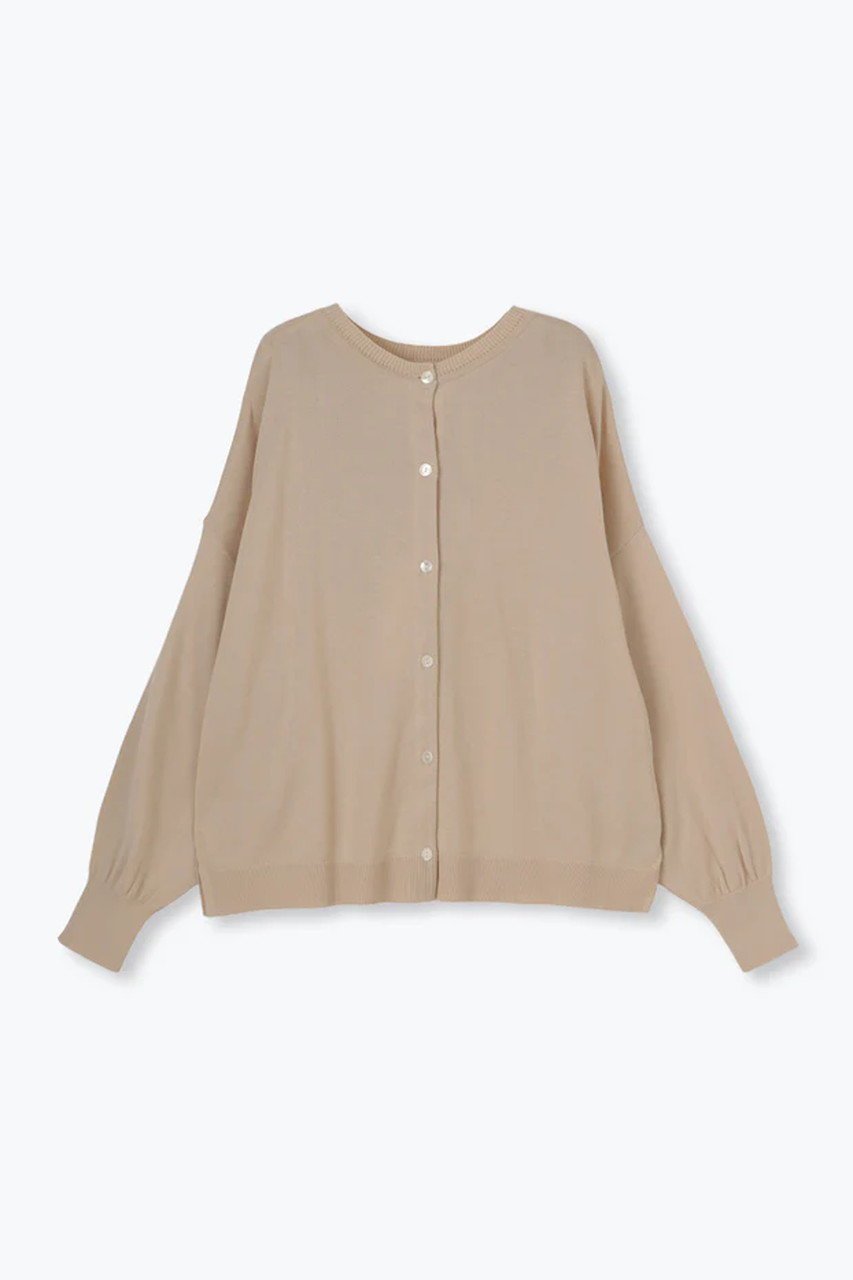 【レリル/lelill】のハイテク2WAY カーデ インテリア・キッズ・メンズ・レディースファッション・服の通販 founy(ファニー) 　ファッション　Fashion　レディースファッション　Fashion for Women　トップス・カットソー　Cut & Sew Tops　ニット　Knit Tops & Sweaters　カーディガン・羽織り　Layered Style Cardigans　カーディガン　Cardigan, Knitwear　シンプル　Simple, Minimal　日本製　Made In Japan　ベージュ|ID: prp329100004313019 ipo3291000000032923826