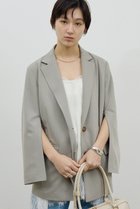 【ガリャルダガランテ/GALLARDAGALANTE】のスリットスリーブジャケット 人気、トレンドファッション・服の通販 founy(ファニー) ファッション Fashion レディースファッション Fashion for Women アウター Coat / Outerwear Collection レディースジャケット・軽アウター Jackets 2026年 2026 ジャケット Jacket, Outerwear スリーブ Sleeve, Long Sleeve / Short Sleeve ベーシック Basic, Essential 夏 Summer 春 Spring S/S・春夏 SS, Spring/Summer, Warm Season thumbnail グレージュ|ID: prp329100004313038 ipo3291000000035002616