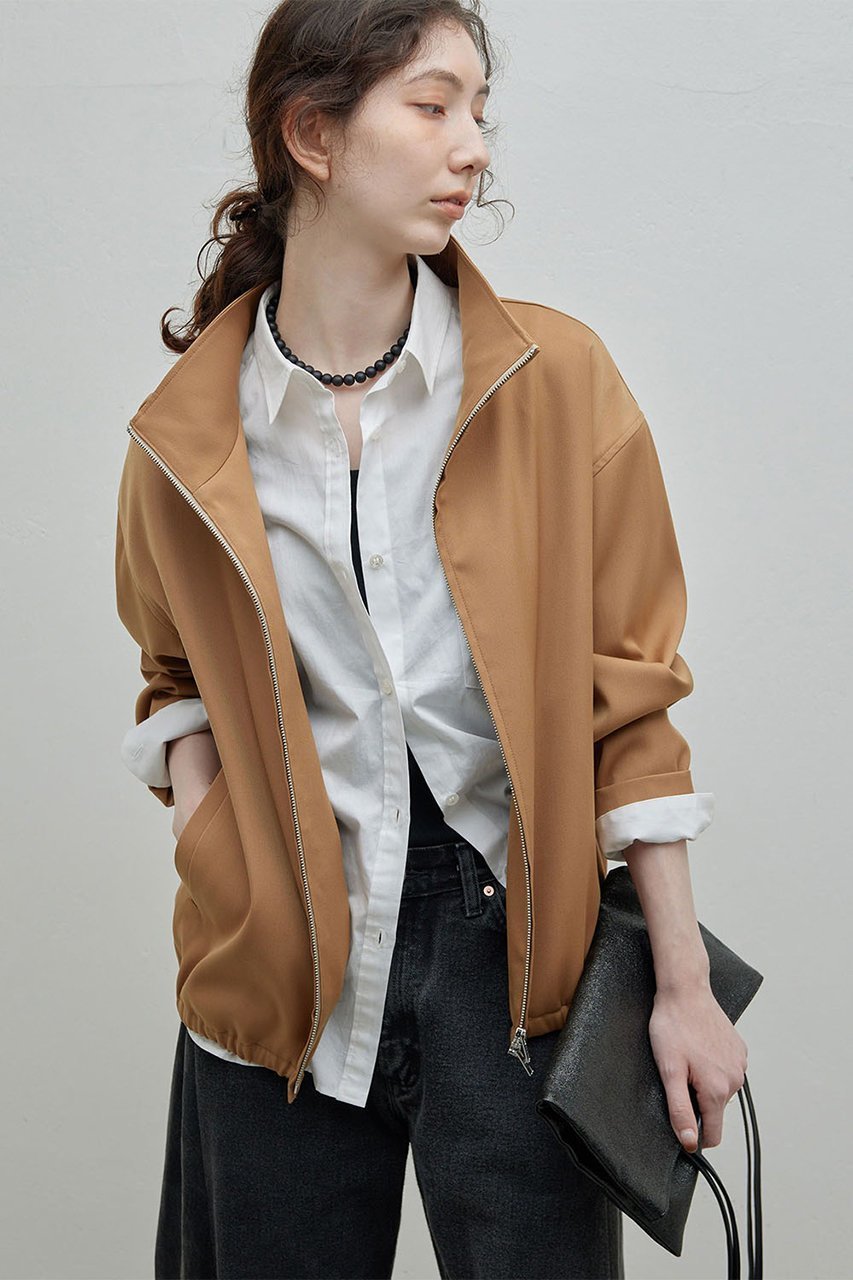 【ガリャルダガランテ/GALLARDAGALANTE】のスタンドカラーZIPブルゾン 人気、トレンドファッション・服の通販 founy(ファニー) 　ファッション　Fashion　レディースファッション　Fashion for Women　アウター　Coat / Outerwear Collection　レディースジャケット・軽アウター　Jackets　ブルゾンジャケット・スポーティアウター　Blouson Jackets　ショート　Short, Short Length　ジャケット　Jacket, Outerwear　スタイリッシュ　Stylish, Fashionable　スタンド　Stand Collar, Upright Stand　ブルゾン　Blouson, Bomber Jacket　other-2|ID: prp329100004313040 ipo3291000000032922064