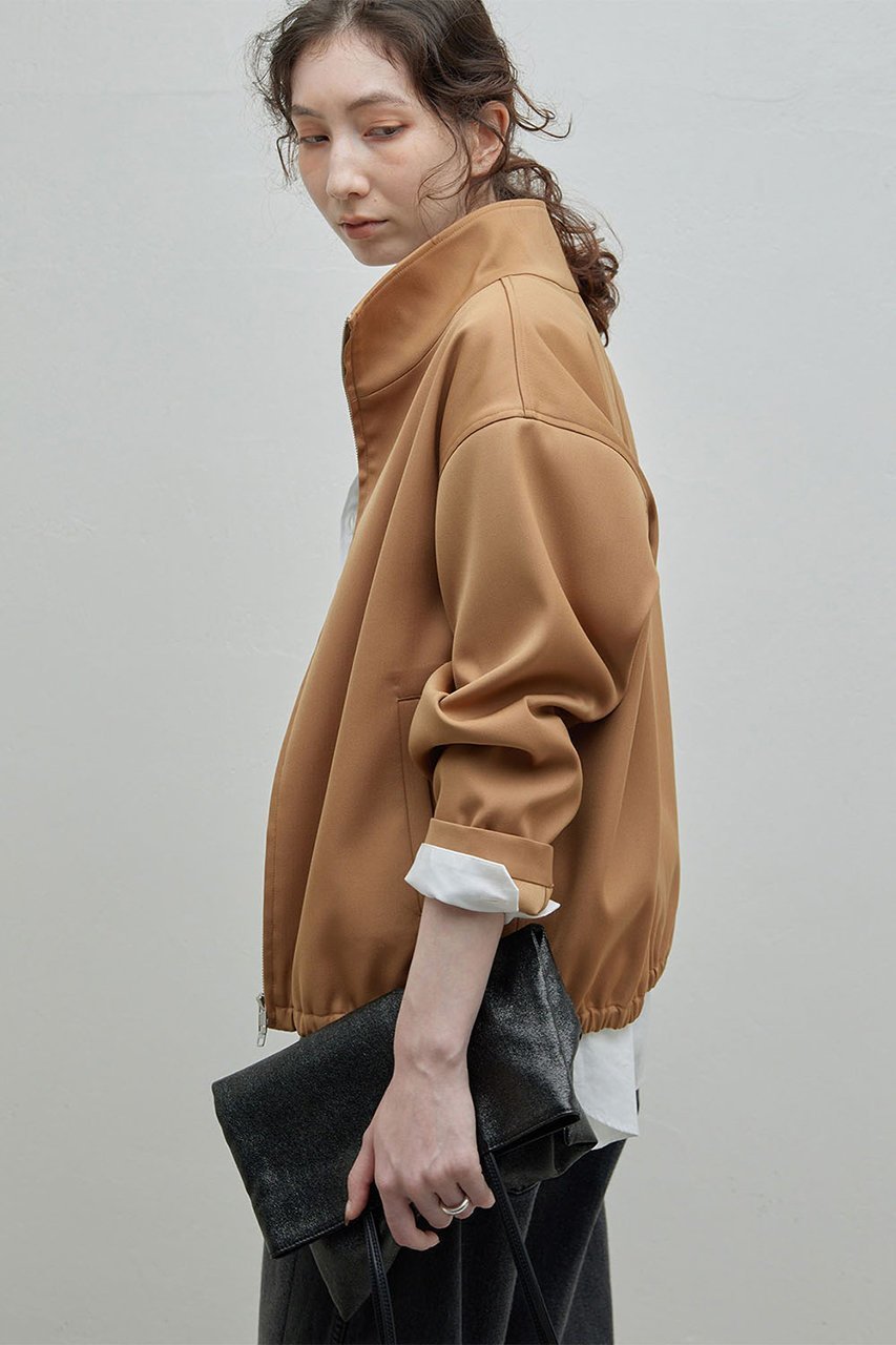 【ガリャルダガランテ/GALLARDAGALANTE】のスタンドカラーZIPブルゾン 人気、トレンドファッション・服の通販 founy(ファニー) 　ファッション　Fashion　レディースファッション　Fashion for Women　アウター　Coat / Outerwear Collection　レディースジャケット・軽アウター　Jackets　ブルゾンジャケット・スポーティアウター　Blouson Jackets　ショート　Short, Short Length　ジャケット　Jacket, Outerwear　スタイリッシュ　Stylish, Fashionable　スタンド　Stand Collar, Upright Stand　ブルゾン　Blouson, Bomber Jacket　other-4|ID: prp329100004313040 ipo3291000000032922078