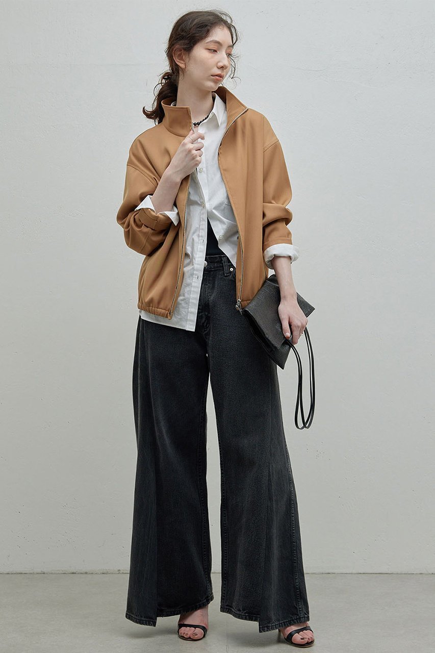 【ガリャルダガランテ/GALLARDAGALANTE】のスタンドカラーZIPブルゾン 人気、トレンドファッション・服の通販 founy(ファニー) 　ファッション　Fashion　レディースファッション　Fashion for Women　アウター　Coat / Outerwear Collection　レディースジャケット・軽アウター　Jackets　ブルゾンジャケット・スポーティアウター　Blouson Jackets　ショート　Short, Short Length　ジャケット　Jacket, Outerwear　スタイリッシュ　Stylish, Fashionable　スタンド　Stand Collar, Upright Stand　ブルゾン　Blouson, Bomber Jacket　other-7|ID: prp329100004313040 ipo3291000000032922104