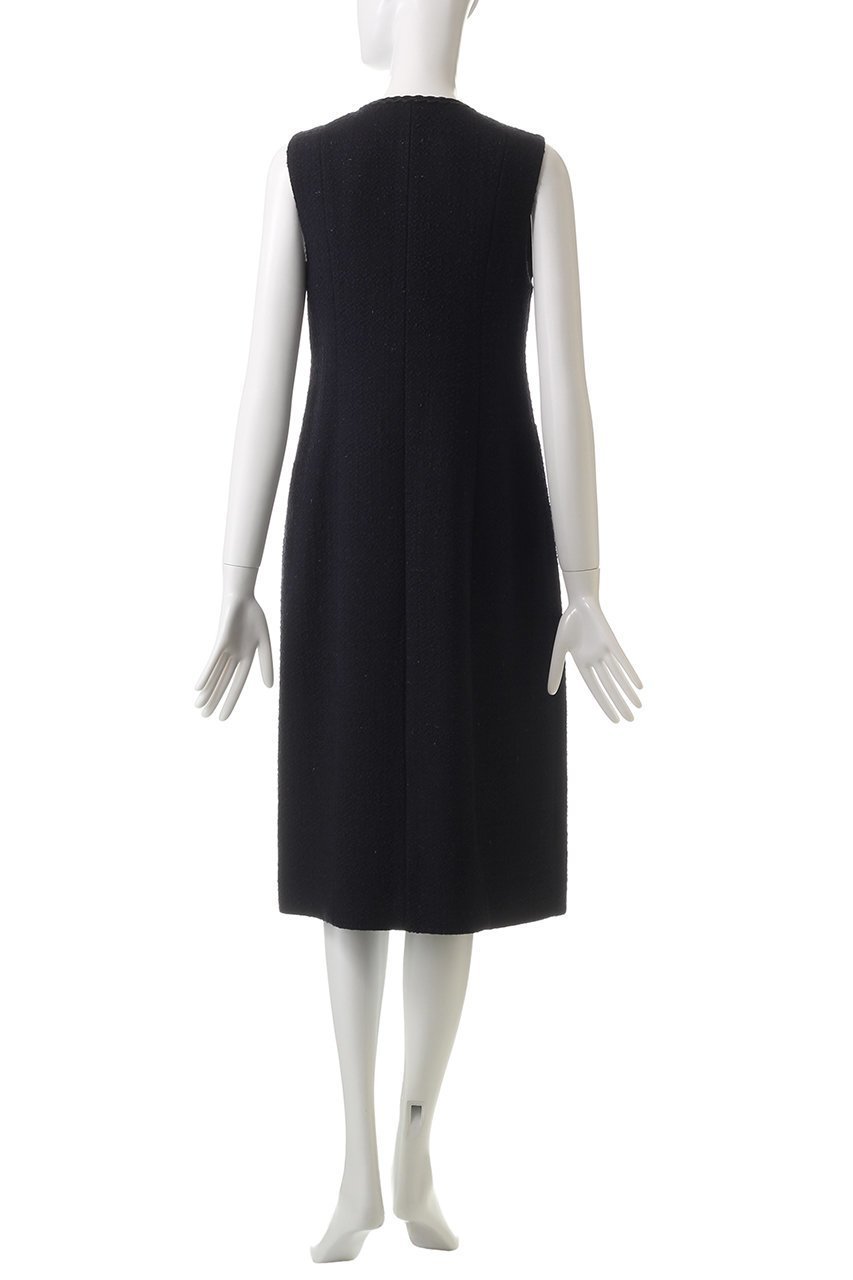 【アナイ/ANAYI】のラメスラブツィードジレワンピース 人気、トレンドファッション・服の通販 founy(ファニー) 　ファッション　Fashion　レディースファッション　Fashion for Women　アウター　Coat / Outerwear Collection　ワンピース　Dresses　チュニック　Tunic Tops & Dresses　おすすめ　Recommended / Our Picks　イタリア　Italy　シルバー　Silver, Metallic Silver　ジャケット　Jacket, Outerwear　セットアップ　Set-Up, Coordinated Outfit　チュニック　Tunic, Long Top　ツイード　Twill, Twill Weave　ランダム　Random, Irregular　無地　Plain, Solid Color　other-4|ID: prp329100004313042 ipo3291000000032887018