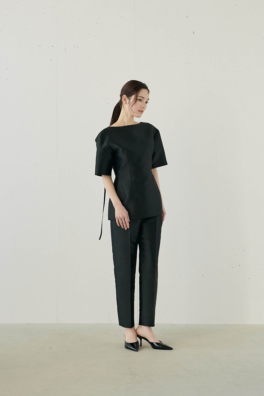 【ジェイドット/j.】のイタリアンタフタダーツブラウス 人気、トレンドファッション・服の通販 founy(ファニー) 　ファッション　Fashion　レディースファッション　WOMEN　トップス・カットソー　Tops/Tshirt　シャツ/ブラウス　Shirts/Blouses　ショート　Short　スリーブ　Sleeve　タフタ　Taffeta　リボン　Ribbon　other-6|ID: prp329100004313063 ipo3291000000031765931