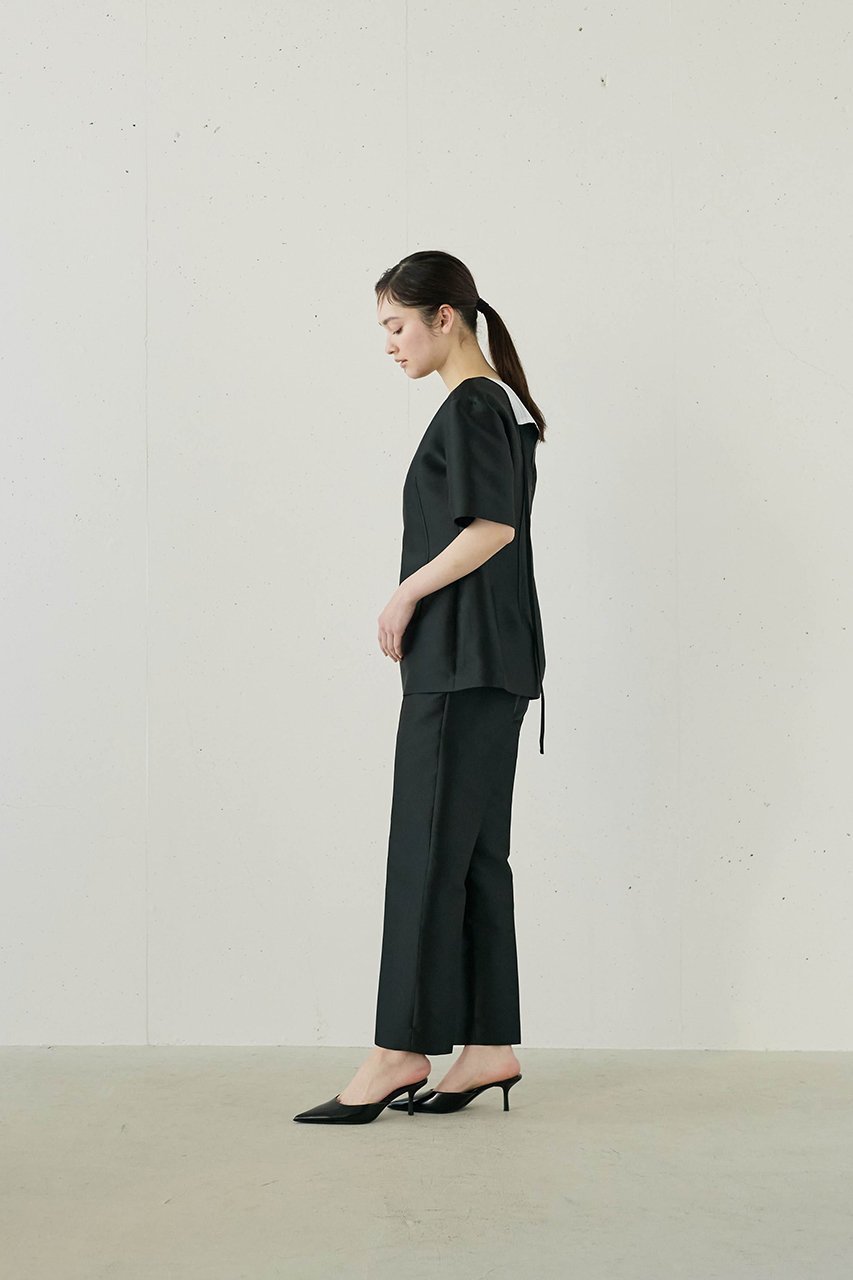 【ジェイドット/j.】のイタリアンタフタダーツブラウス 人気、トレンドファッション・服の通販 founy(ファニー) 　ファッション　Fashion　レディースファッション　WOMEN　トップス・カットソー　Tops/Tshirt　シャツ/ブラウス　Shirts/Blouses　ショート　Short　スリーブ　Sleeve　タフタ　Taffeta　リボン　Ribbon　other-7|ID: prp329100004313063 ipo3291000000031765932