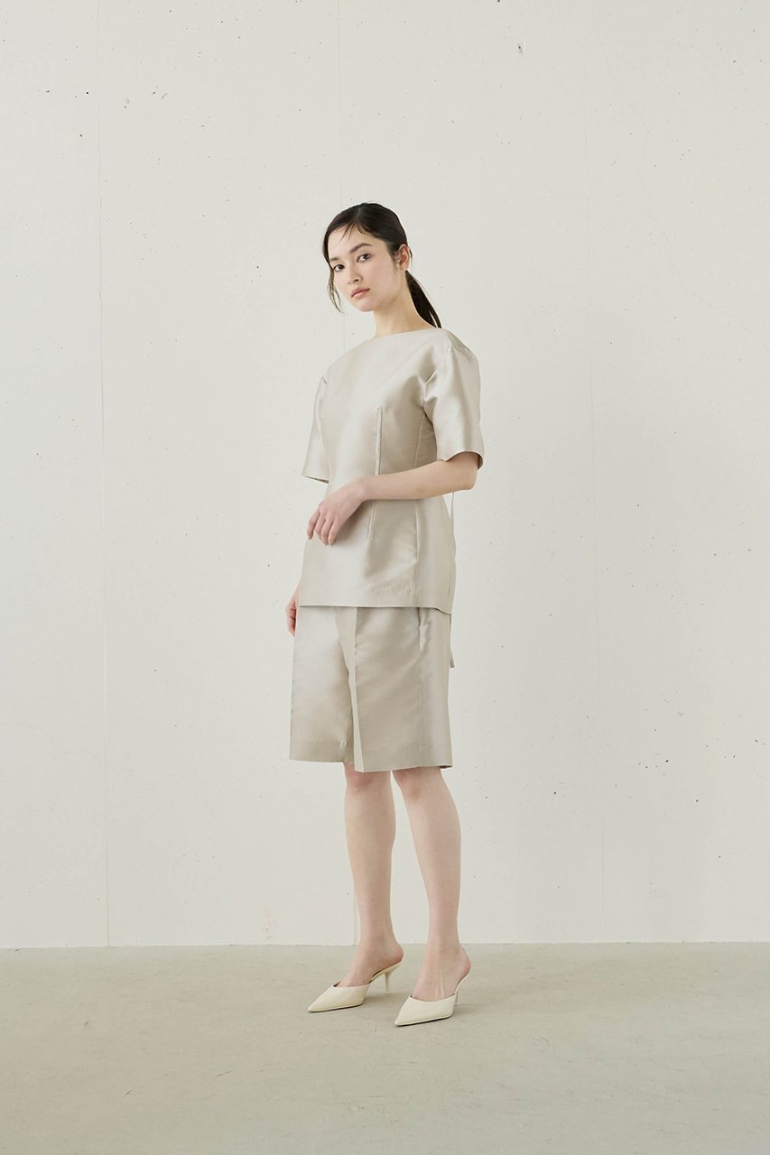 【ジェイドット/j.】のイタリアンタフタショートパンツ 人気、トレンドファッション・服の通販 founy(ファニー) 　ファッション　Fashion　レディースファッション　WOMEN　パンツ　Pants　ハーフ / ショートパンツ　Short Pants　ショート　Short　シンプル　Simple　タフタ　Taffeta　other-6|ID: prp329100004313065 ipo3291000000031366210