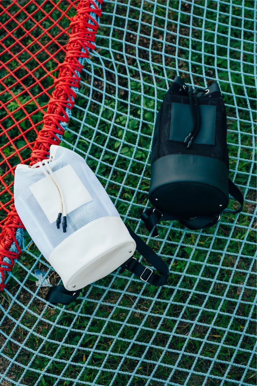 【エジュー/ajew】のMesh bonsac bag 人気、トレンドファッション・服の通販 founy(ファニー) 　ファッション　Fashion　レディースファッション　Fashion for Women　バッグ　Bags　ショルダー　Shoulder, Shoulder Strap　ビッグ　Big, Oversized　ビーチ　Beach, Seaside　ポケット　Pocket, Pocket Detail　メッシュ　Mesh, Net Fabric　夏　Summer　巾着　Drawstring Bag, Kinchaku　other-6|ID: prp329100004314532 ipo3291000000032787972