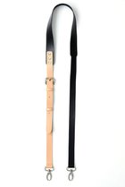 【エジュー/ajew】のCraft leather strap shoulder 人気、トレンドファッション・服の通販 founy(ファニー) ファッション Fashion レディースファッション Fashion for Women おすすめ Recommended / Our Picks カメラ Camera Accessories ショルダー Shoulder, Shoulder Strap チャーム Charm, Pendant ドッキング Docking, Mixed Material ラップ Wrap, Wrap Design thumbnail ブラック×ベージュ|ID: prp329100004314535 ipo3291000000036120983