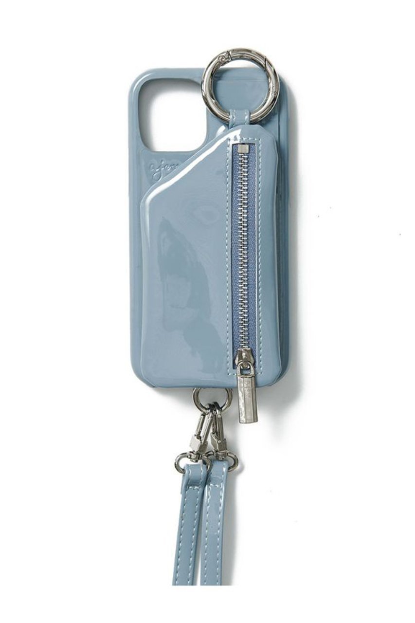 【エジュー/ajew】のiPhone16 ajew patent case shoulder インテリア・キッズ・メンズ・レディースファッション・服の通販 founy(ファニー) 　ファッション　Fashion　レディースファッション　Fashion for Women　2023年　2023　2023-2024秋冬・A/W　Autumn/Winter 2023–24 AW23–24　iPhone アイフォーン　iPhone　エナメル　Patent Leather　定番　Standard, Basic Item　軽量　Lightweight, Ultra Light　ブルー|ID: prp329100004314536 ipo3291000000032816720