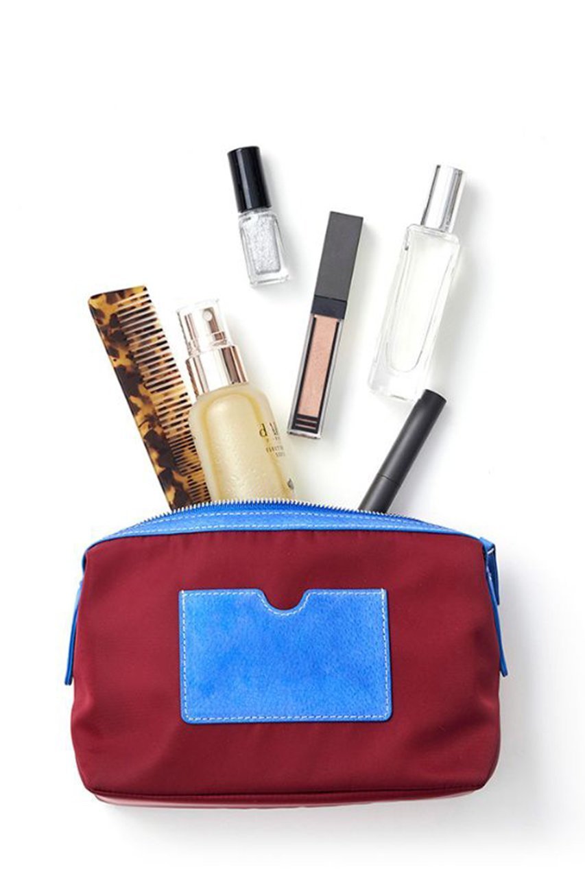 【エジュー/ajew】のsuede cosme pouch インテリア・キッズ・メンズ・レディースファッション・服の通販 founy(ファニー) 　ファッション　Fashion　レディースファッション　Fashion for Women　ポーチ&ミニバッグ　Pouches & Mini Bags　おすすめ　Recommended / Our Picks　カメラ　Camera Accessories　ギフト プレゼント　Gift / Present　トラベル　Travel, Travel Gear　ドッキング　Docking, Mixed Material　フロント　Front, Front Design　ベビー　Baby, Babywear　ポケット　Pocket, Pocket Detail　ポーチ　Pouch, Small Case　バーガンディー|ID: prp329100004314538 ipo3291000000032816743