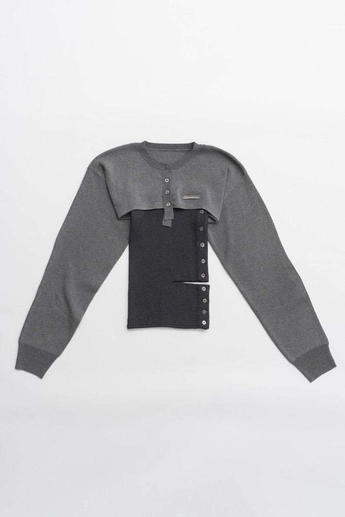 【プランク プロジェクト/PRANK PROJECT】のマルチウェイコンビニット / Multi-way Combination Knit インテリア・キッズ・メンズ・レディースファッション・服の通販 founy(ファニー) https://founy.com/ ファッション Fashion レディースファッション WOMEN トップス・カットソー Tops/Tshirt ニット Knit Tops カーディガン Cardigans おすすめ Recommend インナー Inner カーディガン Cardigan コンビ Combination スリット Slit ボレロ Bolero 夏 Summer |ID: prp329100004316369 ipo3291000000029937173