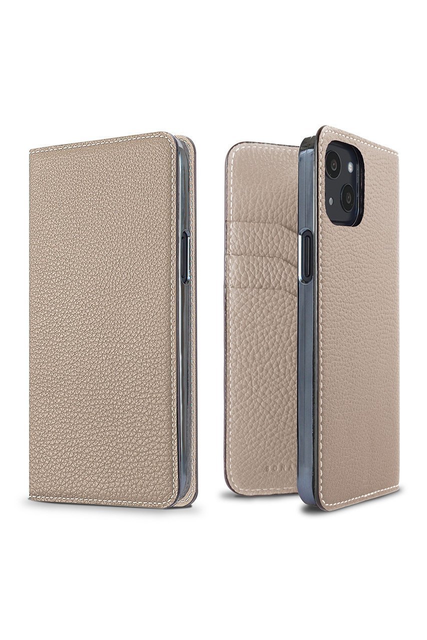 【ボナベンチュラ/BONAVENTURA】のiPhone13 ダイアリーケース シュリンクレザー インテリア・キッズ・メンズ・レディースファッション・服の通販 founy(ファニー) 　ファッション　Fashion　レディースファッション　WOMEN　iPhone アイフォーン　Iphone　ユニセックス　Unisex　スマホケース　Phone Case　スマート　Smart　ポケット　Pocket　エレガント 上品　Elegant　手帳　Pocket Book　グレージュ|ID: prp329100004316371 ipo3291000000030305285