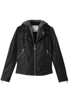【エリオポール/heliopole】の【DOMA】MOTO JACKET w/ HOOD ブラック|ID: prp329100004316372 ipo3291000000032930308