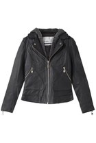 【エリオポール/heliopole】の【DOMA】MOTO JACKET w/ HOOD ネイビー|ID: prp329100004316372 ipo3291000000032930315