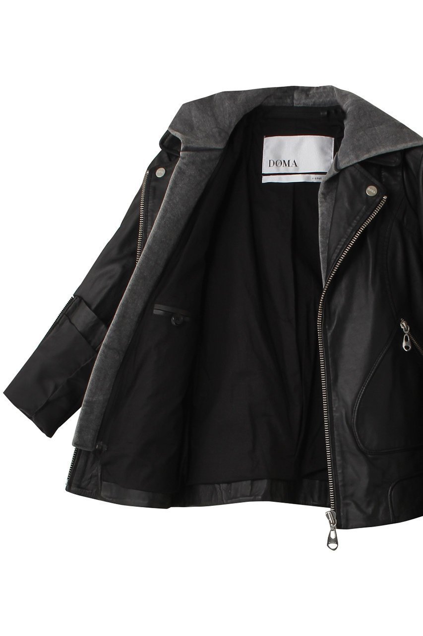 【エリオポール/heliopole】の【DOMA】MOTO JACKET w/ HOOD 人気、トレンドファッション・服の通販 founy(ファニー) 　ファッション　Fashion　レディースファッション　Fashion for Women　アウター　Coat / Outerwear Collection　レディースジャケット・軽アウター　Jackets　コンパクト　Compact, Small Size　ジャケット　Jacket, Outerwear　ライダースジャケット　Riders, Biker Jacket　other-6|ID: prp329100004316372 ipo3291000000032930356