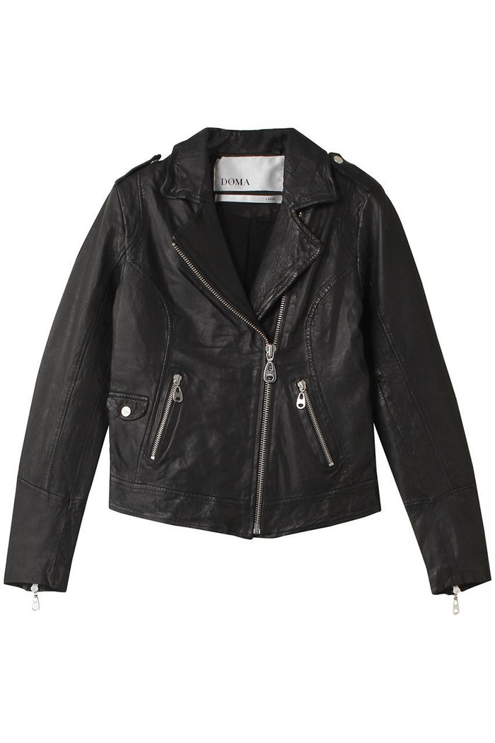【エリオポール/heliopole】の【DOMA】MOTO JACKET インテリア・キッズ・メンズ・レディースファッション・服の通販 founy(ファニー) https://founy.com/ ファッション Fashion レディースファッション Fashion for Women アウター Coat / Outerwear Collection レディースジャケット・軽アウター Jackets コンパクト Compact, Small Size ジャケット Jacket, Outerwear トレンド Trend, Trending Now ライダースジャケット Riders, Biker Jacket |ID: prp329100004316373 ipo3291000000032936794