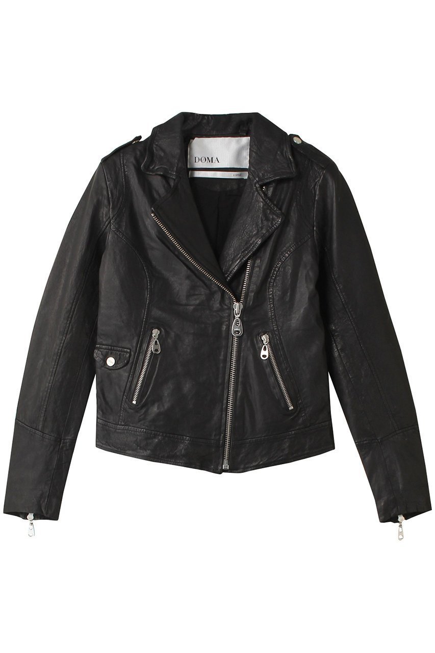 【エリオポール/heliopole】の【DOMA】MOTO JACKET 人気、トレンドファッション・服の通販 founy(ファニー) 　ファッション　Fashion　レディースファッション　Fashion for Women　アウター　Coat / Outerwear Collection　レディースジャケット・軽アウター　Jackets　コンパクト　Compact, Small Size　ジャケット　Jacket, Outerwear　トレンド　Trend, Trending Now　ライダースジャケット　Riders, Biker Jacket　 other-1|ID: prp329100004316373 ipo3291000000032936794