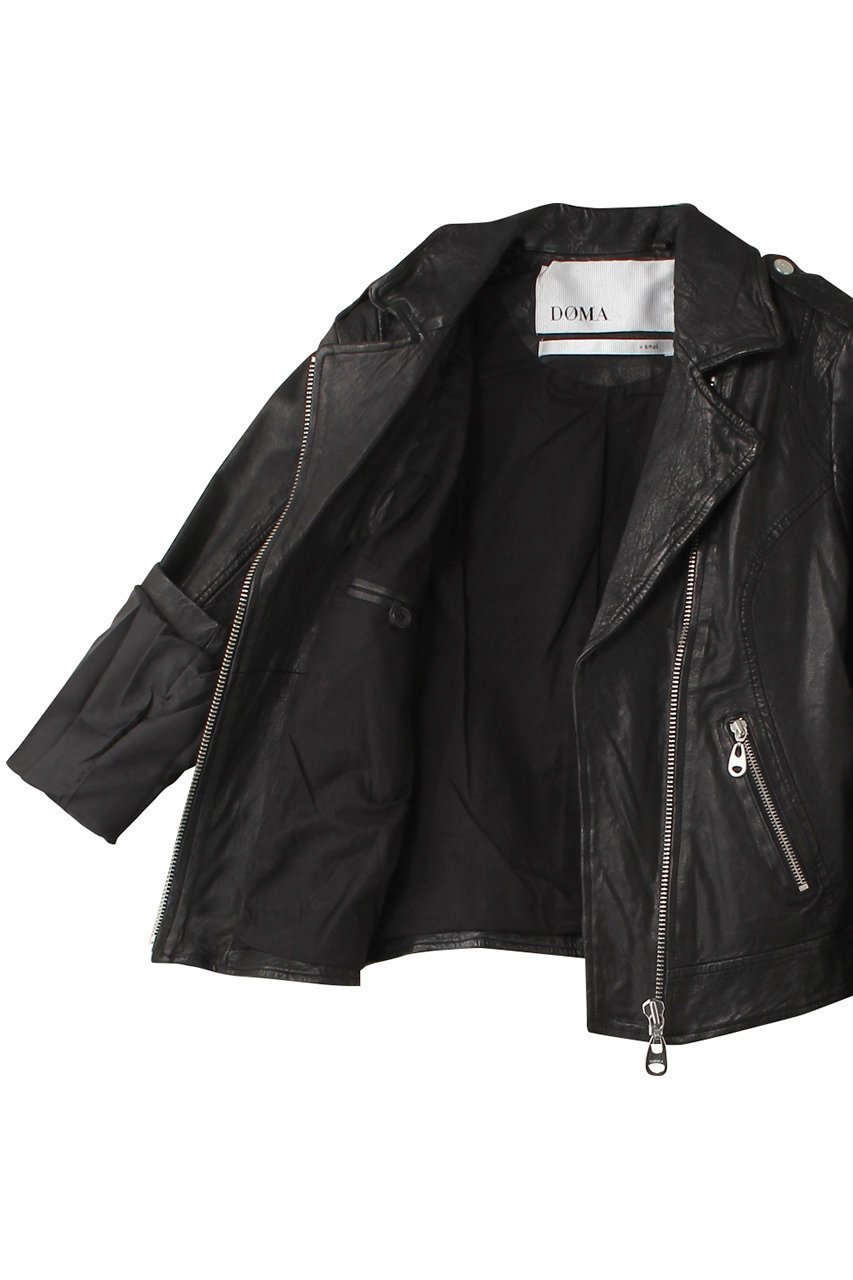 【エリオポール/heliopole】の【DOMA】MOTO JACKET 人気、トレンドファッション・服の通販 founy(ファニー) 　ファッション　Fashion　レディースファッション　Fashion for Women　アウター　Coat / Outerwear Collection　レディースジャケット・軽アウター　Jackets　コンパクト　Compact, Small Size　ジャケット　Jacket, Outerwear　トレンド　Trend, Trending Now　ライダースジャケット　Riders, Biker Jacket　other-6|ID: prp329100004316373 ipo3291000000032936845