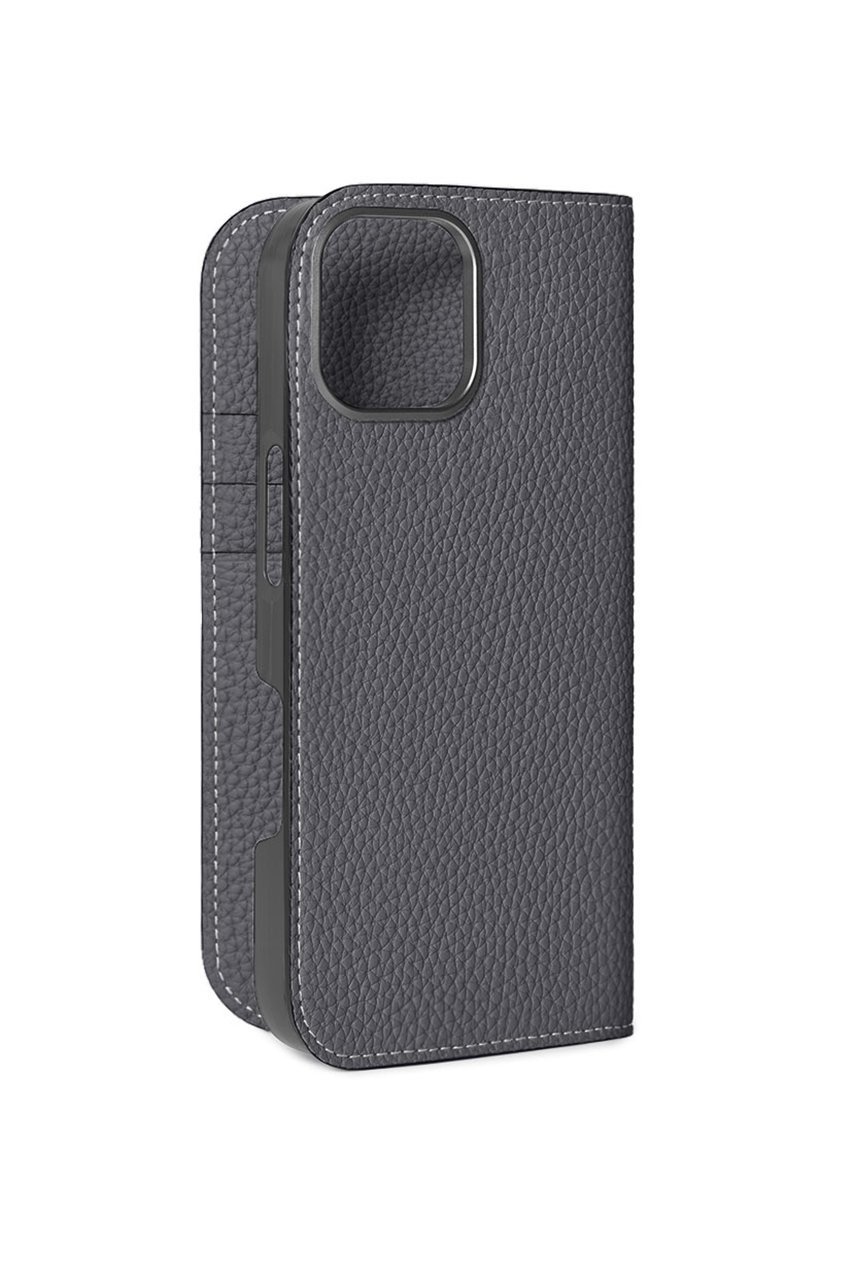【ボナベンチュラ/BONAVENTURA】のiPhone16 ダイアリーケース シュリンクレザー インテリア・キッズ・メンズ・レディースファッション・服の通販 founy(ファニー) 　ファッション　Fashion　レディースファッション　Fashion for Women　iPhone アイフォーン　iPhone　ユニセックス　Unisex, Genderless　スマホケース　Smartphone Case　スマート　Smart, Elegant　ポケット　Pocket, Pocket Detail　エレガント 上品　Elegant　手帳　Planner, Notebook　チャコールグレー|ID: prp329100004316375 ipo3291000000032816482
