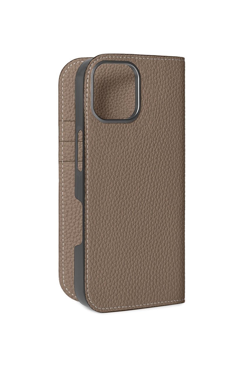 【ボナベンチュラ/BONAVENTURA】のiPhone16 ダイアリーケース シュリンクレザー インテリア・キッズ・メンズ・レディースファッション・服の通販 founy(ファニー) 　ファッション　Fashion　レディースファッション　Fashion for Women　iPhone アイフォーン　iPhone　ユニセックス　Unisex, Genderless　スマホケース　Smartphone Case　スマート　Smart, Elegant　ポケット　Pocket, Pocket Detail　エレガント 上品　Elegant　手帳　Planner, Notebook　エトープ|ID: prp329100004316375 ipo3291000000032816483
