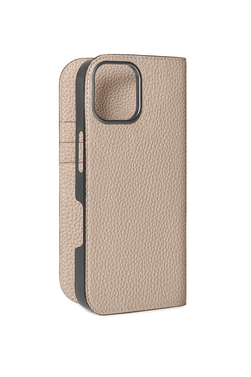 【ボナベンチュラ/BONAVENTURA】のiPhone16 ダイアリーケース シュリンクレザー インテリア・キッズ・メンズ・レディースファッション・服の通販 founy(ファニー) 　ファッション　Fashion　レディースファッション　Fashion for Women　iPhone アイフォーン　iPhone　ユニセックス　Unisex, Genderless　スマホケース　Smartphone Case　スマート　Smart, Elegant　ポケット　Pocket, Pocket Detail　エレガント 上品　Elegant　手帳　Planner, Notebook　グレージュ|ID: prp329100004316375 ipo3291000000032816486