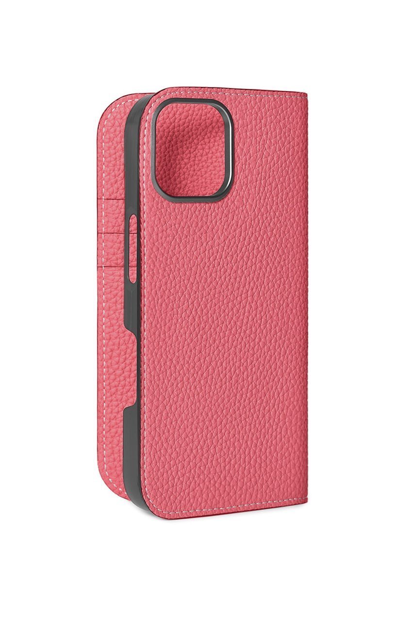 【ボナベンチュラ/BONAVENTURA】のiPhone16 ダイアリーケース シュリンクレザー インテリア・キッズ・メンズ・レディースファッション・服の通販 founy(ファニー) 　ファッション　Fashion　レディースファッション　Fashion for Women　iPhone アイフォーン　iPhone　ユニセックス　Unisex, Genderless　スマホケース　Smartphone Case　スマート　Smart, Elegant　ポケット　Pocket, Pocket Detail　エレガント 上品　Elegant　手帳　Planner, Notebook　アザレピンク|ID: prp329100004316375 ipo3291000000032816490