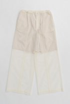 【プランク プロジェクト/PRANK PROJECT】のダブルレイヤーチュールパンツ / Bonded Tulle Pants WHT(ホワイト)|ID:prp329100004316380