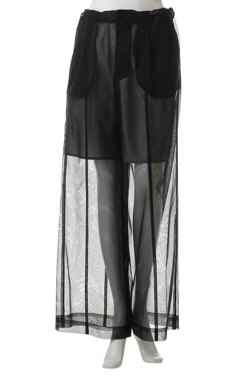 【プランク プロジェクト/PRANK PROJECT】のダブルレイヤーチュールパンツ / Bonded Tulle Pants 人気、トレンドファッション・服の通販 founy(ファニー) 　ファッション　Fashion　レディースファッション　WOMEN　パンツ　Pants　ストライプ　Stripe　セットアップ　Set Up　チュール　Tulle　フォルム　Form　ポケット　Pocket　おすすめ　Recommend　other-2|ID: prp329100004316380 ipo3291000000031365635