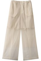 【プランク プロジェクト/PRANK PROJECT】のダブルレイヤーチュールパンツ / Bonded Tulle Pants WHT(ホワイト)|ID: prp329100004316380 ipo3291000000032936853