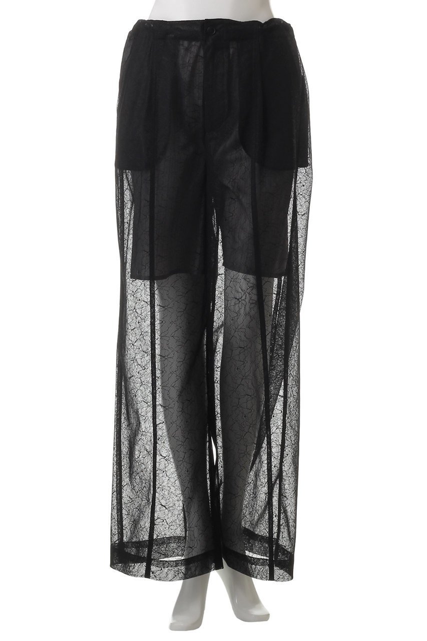 【プランク プロジェクト/PRANK PROJECT】のボンデッドレースパンツ / Bonded Lace Pants 人気、トレンドファッション・服の通販 founy(ファニー) 　ファッション　Fashion　レディースファッション　Fashion for Women　パンツ　Pants & Trousers　ストライプ　Stripe, Striped Pattern　セットアップ　Set-Up, Coordinated Outfit　チュール　Tulip, Tulip Motif　ヌーディ　Nude, Nude Tone　フォルム　Silhouette, Form　ボンディング　Bonding, Bonded Fabric　ポケット　Pocket, Pocket Detail　レース　Lace, Lace Fabric　other-2|ID: prp329100004316381 ipo3291000000035055457