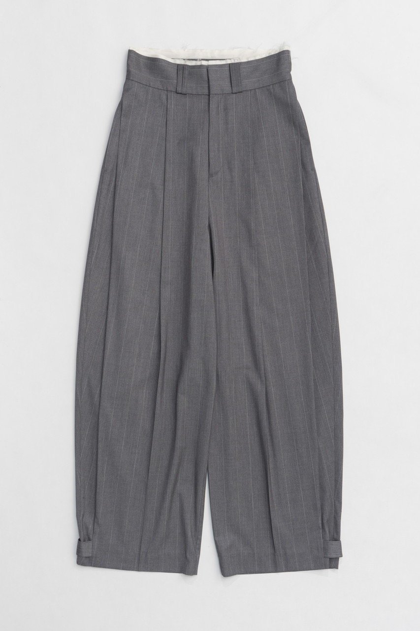 【プランク プロジェクト/PRANK PROJECT】のスーチングバルーンパンツ / Suiting Balloon Pants インテリア・キッズ・メンズ・レディースファッション・服の通販 founy(ファウニー) 　ファッション　Fashion　レディースファッション　Fashion for Women　パンツ　Pants & Trousers　おすすめ　Recommended / Our Picks　コンパクト　Compact, Small Size　セットアップ　Set-Up, Coordinated Outfit　バルーン　Balloon, Balloon Silhouette　フォーマル　Formal, Dressy　フロント　Front, Front Design　プリント　Print, Printed Pattern　エレガント 上品　Elegant　GRY(グレー)|ID: prp329100004316383 ipo3291000000036834992