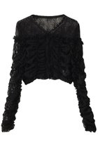 【プランク プロジェクト/PRANK PROJECT】のレースギャザートップ / Lace Gathered Top BLK(ブラック)|ID: prp329100004316384 ipo3291000000035063437