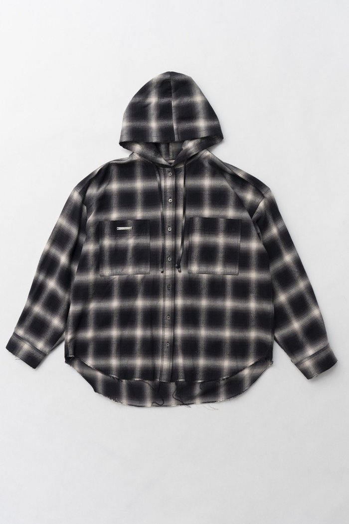 【プランク プロジェクト/PRANK PROJECT】のフーデッドチェックシャツ / Hooded Check Shirt インテリア・キッズ・メンズ・レディースファッション・服の通販 founy(ファニー) https://founy.com/ ファッション Fashion レディースファッション WOMEN トップス・カットソー Tops/Tshirt シャツ/ブラウス Shirts/Blouses おすすめ Recommend とろみ Thickness インナー Inner ジャケット Jacket スリーブ Sleeve ダメージ Damage チェック Check ロング Long 人気 Popularity 今季 This Season |ID: prp329100004316386 ipo3291000000029937239