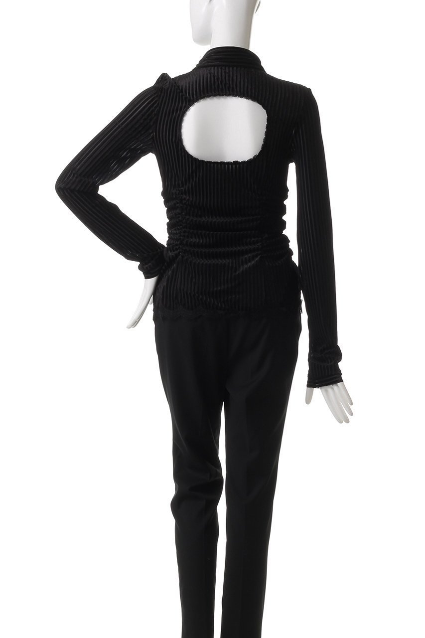 【プランク プロジェクト/PRANK PROJECT】のシアーベルベットシャツ / Sheer Velvet Shirt 人気、トレンドファッション・服の通販 founy(ファニー) 　ファッション　Fashion　レディースファッション　WOMEN　トップス・カットソー　Tops/Tshirt　シャツ/ブラウス　Shirts/Blouses　ロング / Tシャツ　T-Shirts　インナー　Inner　カッティング　Cutting　キャミソール　Camisole　コンパクト　Compact　シアー　Sheer　ジャケット　Jacket　ストライプ　Stripe　ストレッチ　Stretch　スリーブ　Sleeve　ベルベット　Velvet　ロング　Long　other-4|ID: prp329100004316387 ipo3291000000031874352