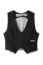 【プランク プロジェクト/PRANK PROJECT】のスーチングタイニーベスト / Suiting Tiny Vest BLK(ブラック)|ID: prp329100004316390 ipo3291000000032925277