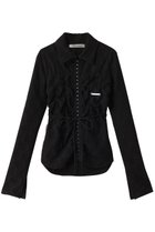 【プランク プロジェクト/PRANK PROJECT】のチュールジャガードシャツ / Tulle Jacquard Shirt BLK(ブラック)|ID: prp329100004316394 ipo3291000000035063451