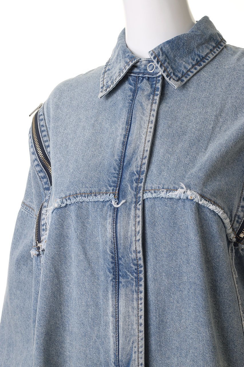 【プランク プロジェクト/PRANK PROJECT】のグラデーションデニムシャツワンピ / Gradient Denim Shirt Onepiece 人気、トレンドファッション・服の通販 founy(ファニー) 　ファッション　Fashion　レディースファッション　WOMEN　ワンピース　Dress　シャツワンピース　Shirt Dresses　チュニック　Tunic　キャミワンピース　Cami Dress　グラデーション　Gradation　スリット　Slit　セットアップ　Set Up　チュニック　Tunic　デニム　Denim　トレンド　Trend　ポケット　Pocket　おすすめ　Recommend　other-5|ID: prp329100004316398 ipo3291000000031332453
