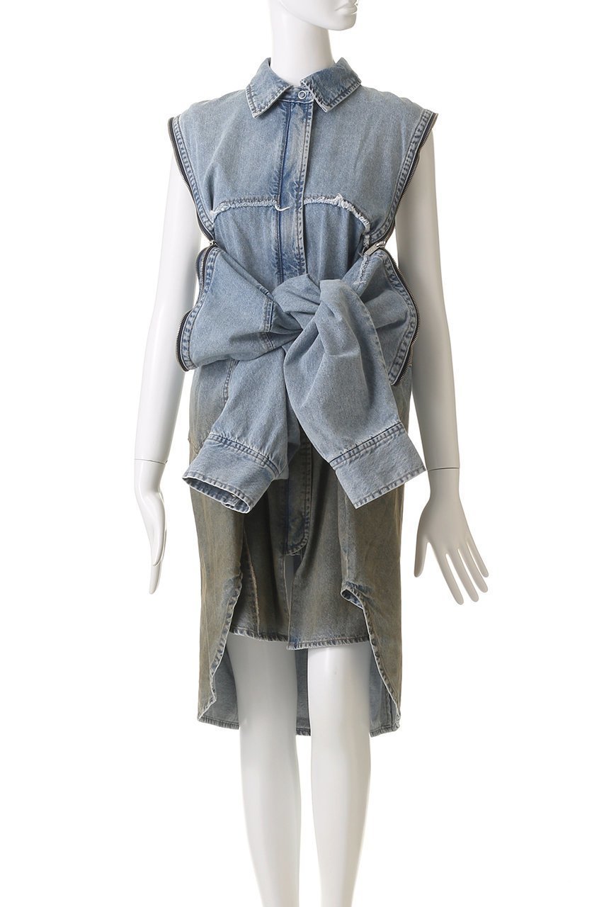 【プランク プロジェクト/PRANK PROJECT】のグラデーションデニムシャツワンピ / Gradient Denim Shirt Onepiece 人気、トレンドファッション・服の通販 founy(ファニー) 　ファッション　Fashion　レディースファッション　WOMEN　ワンピース　Dress　シャツワンピース　Shirt Dresses　チュニック　Tunic　キャミワンピース　Cami Dress　グラデーション　Gradation　スリット　Slit　セットアップ　Set Up　チュニック　Tunic　デニム　Denim　トレンド　Trend　ポケット　Pocket　おすすめ　Recommend　other-7|ID: prp329100004316398 ipo3291000000031332455