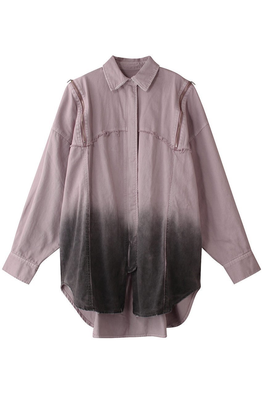 【プランク プロジェクト/PRANK PROJECT】のグラデーションデニムシャツワンピ / Gradient Denim Shirt Onepiece インテリア・キッズ・メンズ・レディースファッション・服の通販 founy(ファニー) 　ファッション　Fashion　レディースファッション　Fashion for Women　ワンピース　Dresses　シャツワンピース / 1枚で着映えコーデ　Shirt Dresses　チュニック　Tunic Tops & Dresses　トップス・カットソー　Cut & Sew Tops　キャミワンピース　Cami Dress, Slip Dress　グラデーション　Gradient, Ombre　スリット　Slit, Slit Detail　セットアップ　Set-Up, Coordinated Outfit　チュニック　Tunic, Long Top　デニム　Denim, Jeans Material　トレンド　Trend, Trending Now　ポケット　Pocket, Pocket Detail　おすすめ　Recommended / Our Picks　PNK(ピンク)|ID: prp329100004316398 ipo3291000000032874419